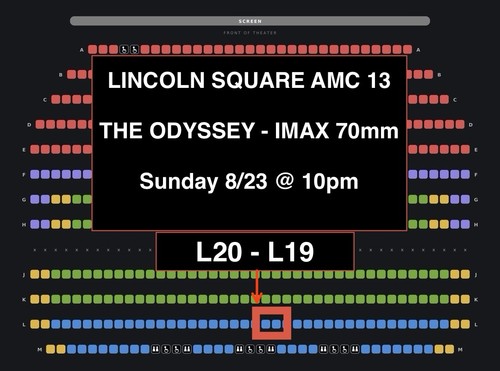 The odyssey 70mm imax - the,